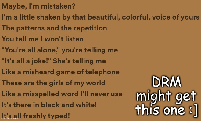 Guess, dont cheat | DRM might get this one :] | made w/ Imgflip meme maker