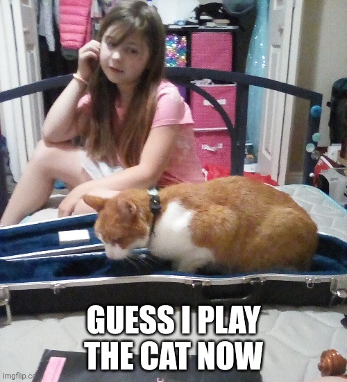GUESS I PLAY THE CAT NOW | made w/ Imgflip meme maker