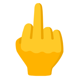 High Quality Middle Finger Blank Meme Template