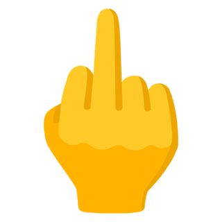 Middle Finger Meme Template