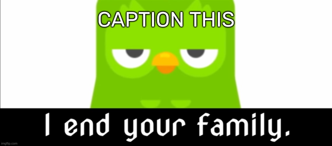 https://imgflip.com/memetemplate/418209344/I-end-your-family | CAPTION THIS | image tagged in i end your family,idk,stuff,s o u p,carck | made w/ Imgflip meme maker