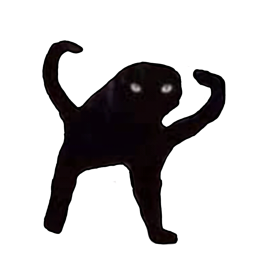 High Quality The cat man Blank Meme Template