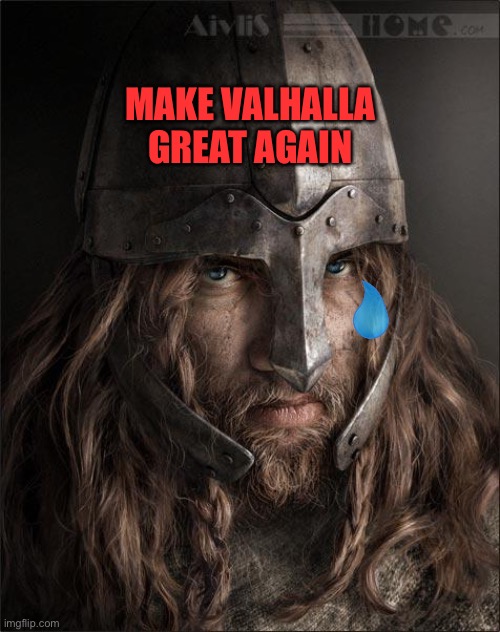 viking | MAKE VALHALLA GREAT AGAIN | image tagged in viking | made w/ Imgflip meme maker