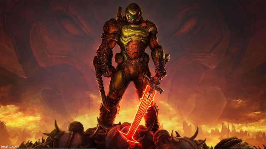 Doom Slayer | image tagged in doom slayer | made w/ Imgflip meme maker