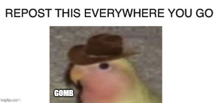 GOMB | made w/ Imgflip meme maker