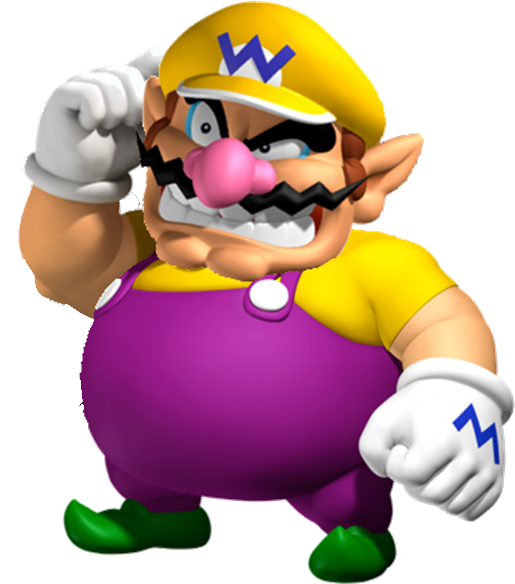 High Quality Concerned Wario Blank Meme Template