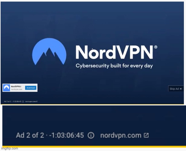 youtube ads at it's finest | made w/ Imgflip meme maker