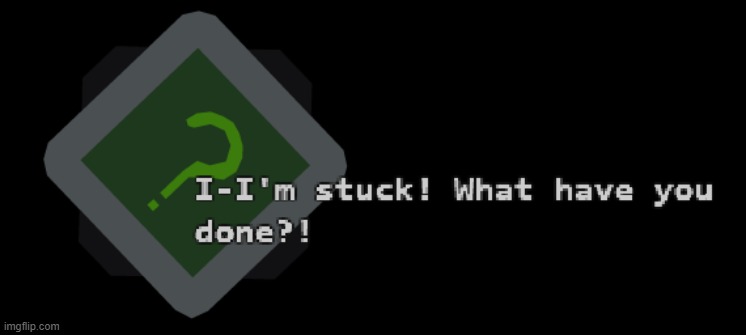 oh no he's stuck | image tagged in speaker drone is stuck | made w/ Imgflip meme maker