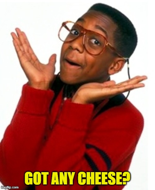 Urkel Did I do that? | GOT ANY CHEESE? | image tagged in urkel did i do that | made w/ Imgflip meme maker