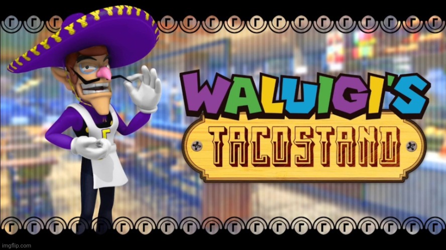 Waluigis taco stand | image tagged in waluigis taco stand | made w/ Imgflip meme maker