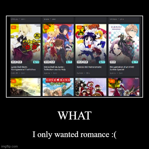 Why cant i watch anime without that | image tagged in funny,demotivationals,18,anime | made w/ Imgflip demotivational maker