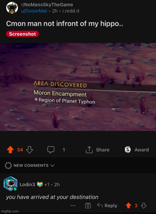 No Man’s Sky moment | made w/ Imgflip meme maker