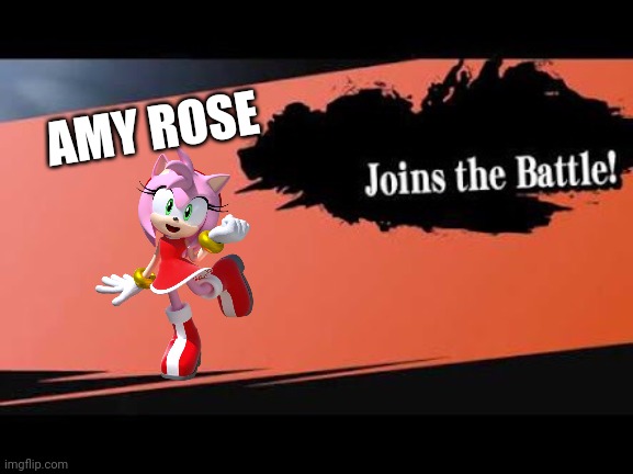 Super Smash Bros | AMY ROSE | image tagged in super smash bros | made w/ Imgflip meme maker