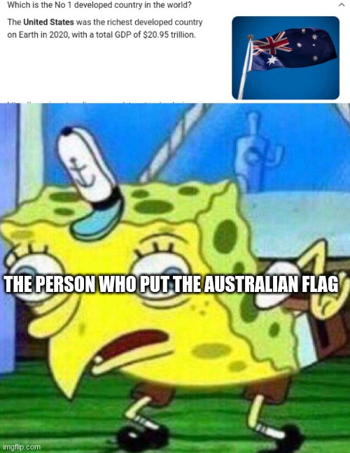 i mean who made this | THE PERSON WHO PUT THE AUSTRALIAN FLAG | image tagged in triggerpaul | made w/ Imgflip meme maker