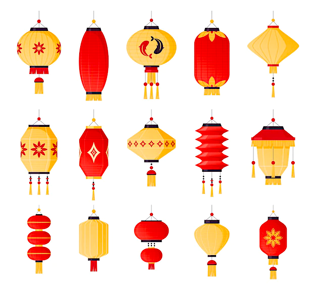 Traditional Chinese Paper Lanterns _ 02 Blank Meme Template