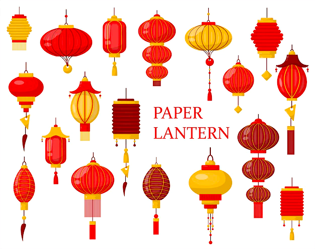 Traditional Chinese Paper Lanterns _ 01 Blank Meme Template