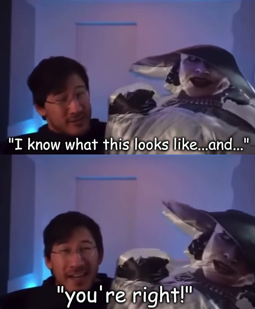 High Quality markiplier you're right Blank Meme Template