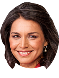 High Quality Tulsi Gabbard png with transparency Blank Meme Template