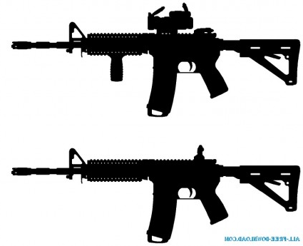 Pair of AR-15 Blank Meme Template