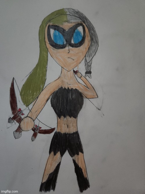 I drew my second main oc, Pacifica | made w/ Imgflip meme maker