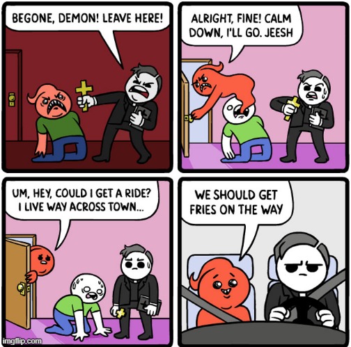 Fries With That? | image tagged in comics | made w/ Imgflip meme maker