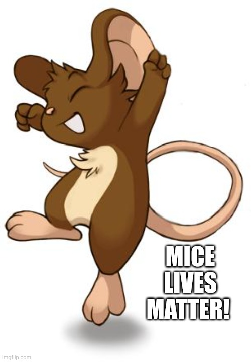 Yeah mice | MICE LIVES MATTER! | image tagged in yeah mice | made w/ Imgflip meme maker