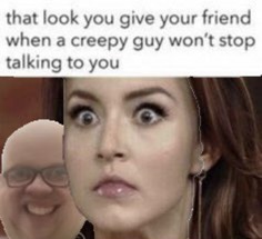 Creepy Guy Blank Meme Template
