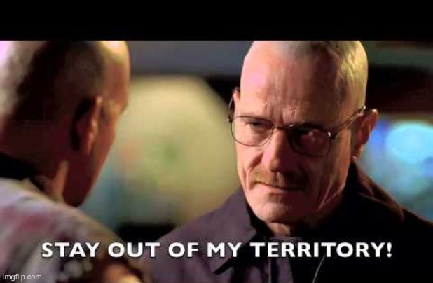 Stay out of my territory | image tagged in stay out of my territory | made w/ Imgflip meme maker