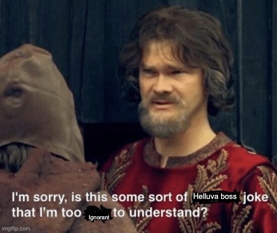 Is this some sort of [insert] joke | Helluva boss Ignorant | image tagged in is this some sort of insert joke | made w/ Imgflip meme maker