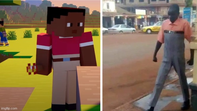 Minecraft carefully making the most uninspired corporate feeling skins in the entire history of gaming: | made w/ Imgflip meme maker