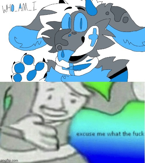 Furry who_am_I (art by DJ the orca) | made w/ Imgflip meme maker
