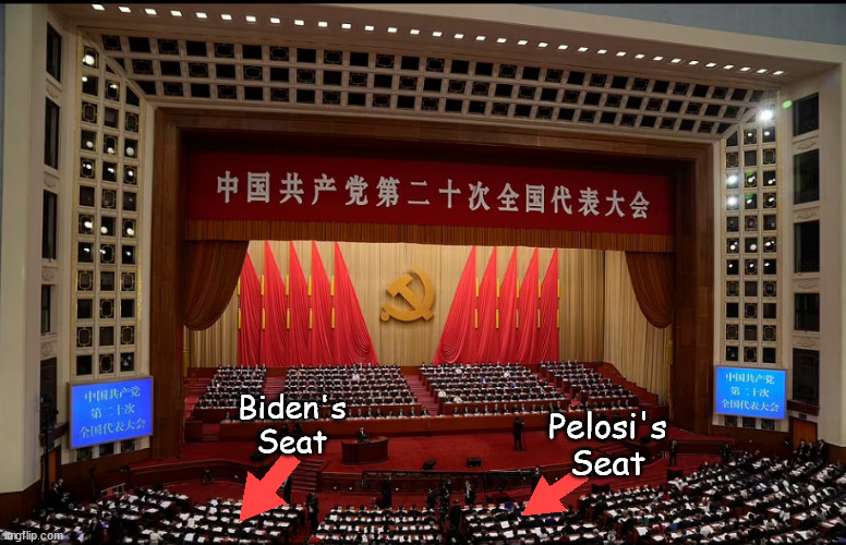USA's Manchurian Turds | Pelosi's
Seat; Biden's
Seat | image tagged in memes,politics | made w/ Imgflip meme maker