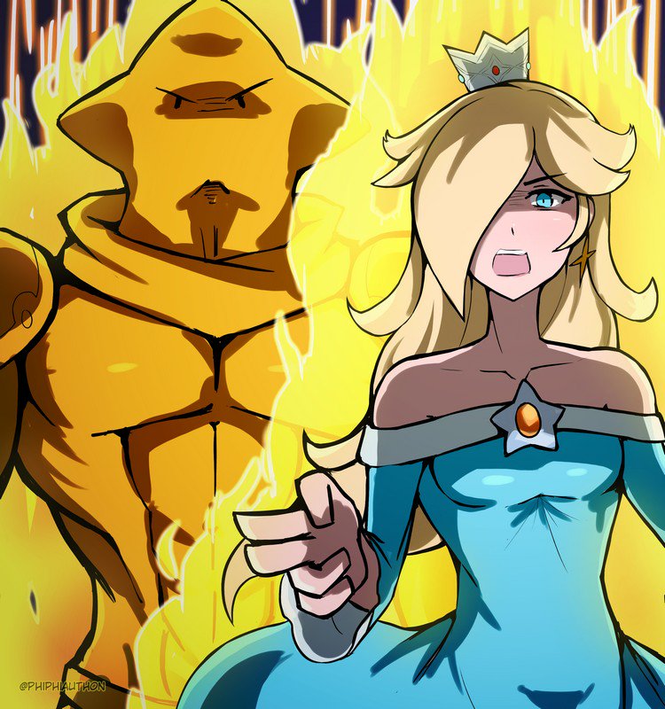 High Quality Rosalina's Bizzare Adventure Blank Meme Template