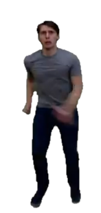 Jerma Running Blank Meme Template