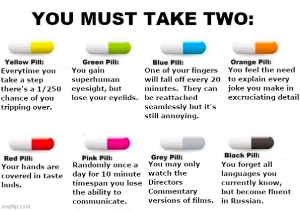 you have 5 minutes to chose before the vat of piss is dumped on you. Make your choice. | made w/ Imgflip meme maker