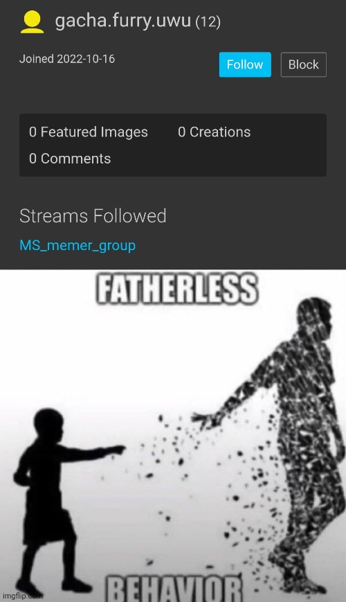 image tagged in fatherless behavior | made w/ Imgflip meme maker