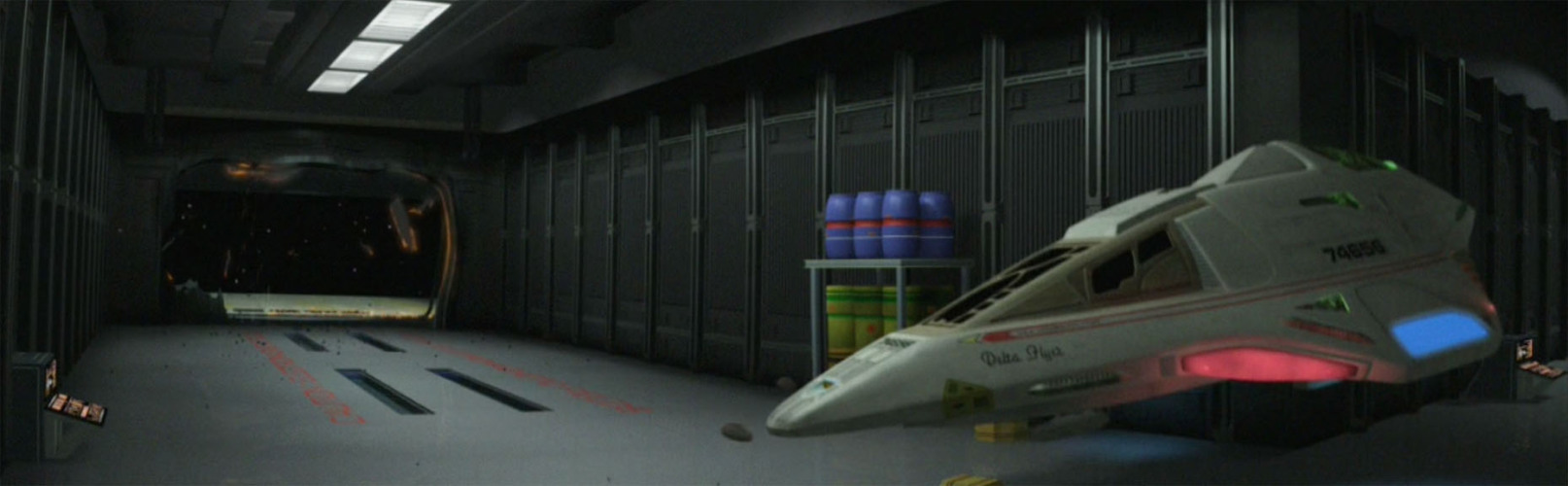 High Quality Star Trek: Voyager Shuttle Bay Blank Meme Template