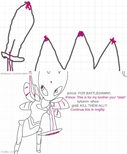 Prince in Whiteboard Fox! *it got messed up so srry* | made w/ Imgflip meme maker