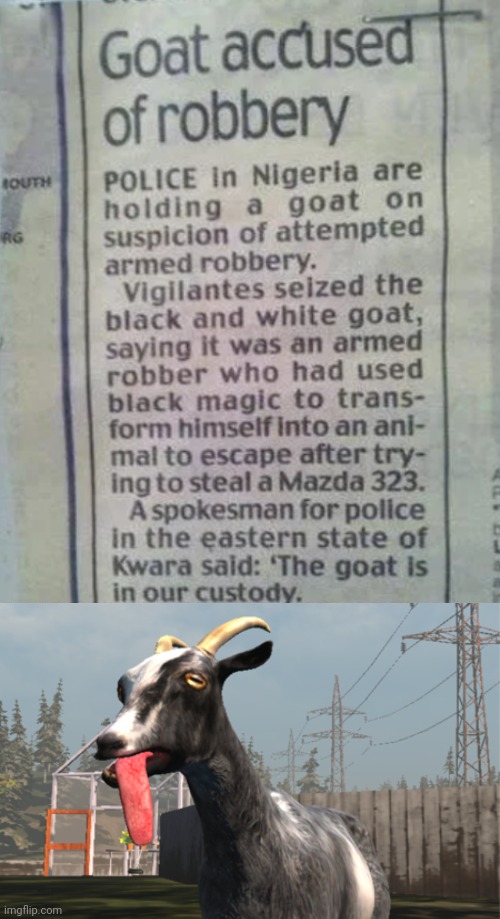 image tagged in goat simulator | made w/ Imgflip meme maker