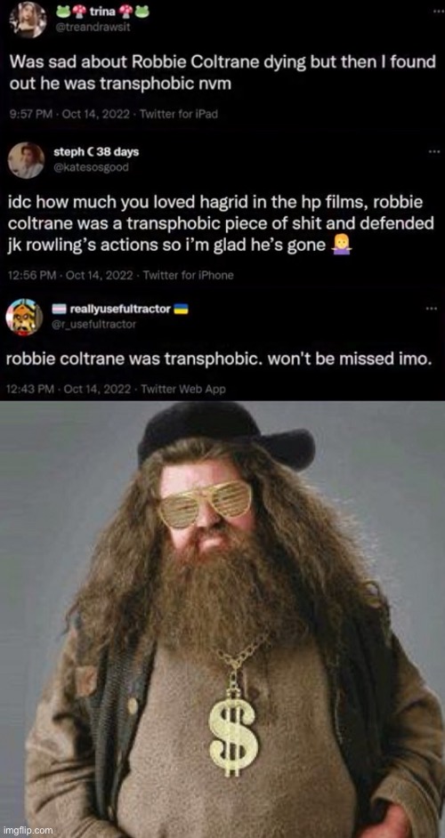 Based Hagrid | image tagged in hagrid in the crib | made w/ Imgflip meme maker