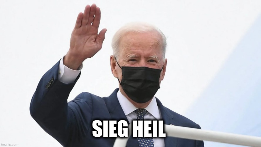 Biden plays Hitler | SIEG HEIL | image tagged in biden plays hitler | made w/ Imgflip meme maker