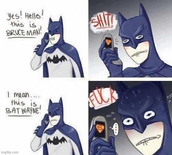 He messed up | image tagged in batman,bruce wayne,comics,funny,you had messed up your last job | made w/ Imgflip meme maker
