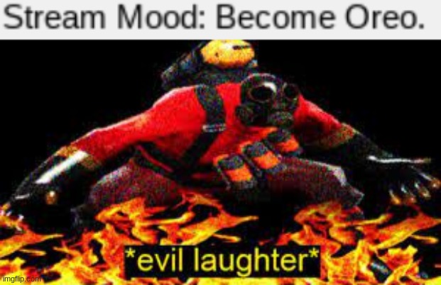 Gonna make another cursed image >;3 | image tagged in evil laughter | made w/ Imgflip meme maker