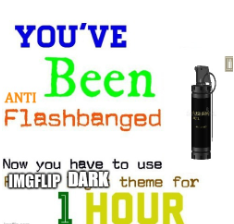 anti flash bang Blank Meme Template