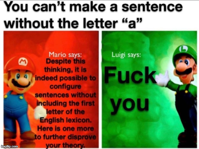 Based Luigi | made w/ Imgflip meme maker