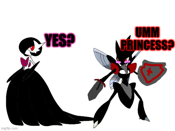 prince shorts (fanmade): saying hi | YES? UMM PRINCESS? | made w/ Imgflip meme maker