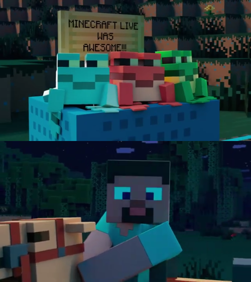 MINECRAFT LIVE WAS AWESOME!!! Blank Meme Template
