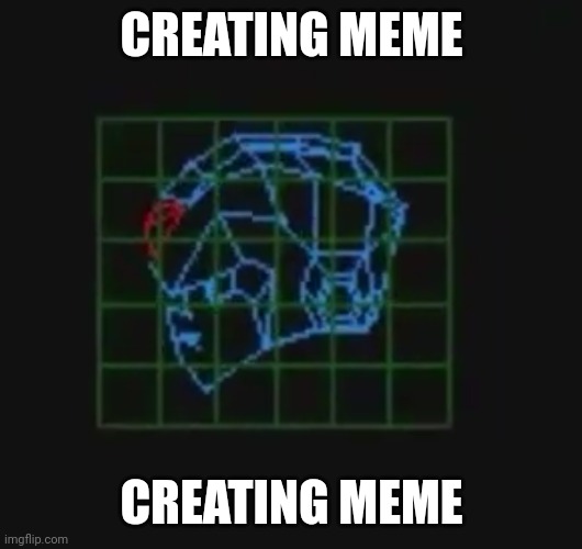 MegaMan X 3D | CREATING MEME; CREATING MEME | image tagged in megaman x 3d,creation | made w/ Imgflip meme maker