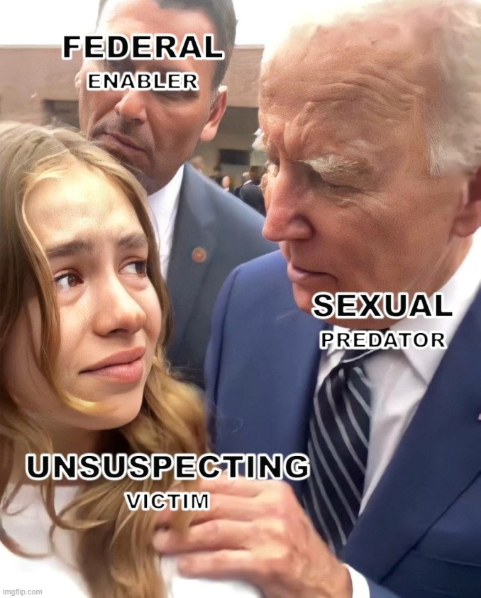 Violator | image tagged in biden,sexual harassment,sexual predator,election fraud,violator | made w/ Imgflip meme maker