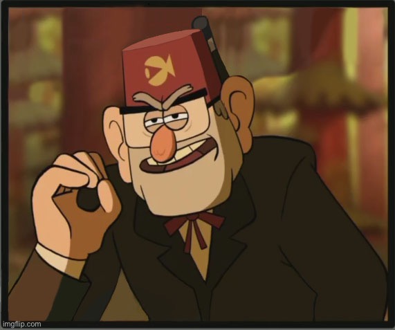 Stan Pines "One does not simply" | image tagged in stan pines one does not simply | made w/ Imgflip meme maker